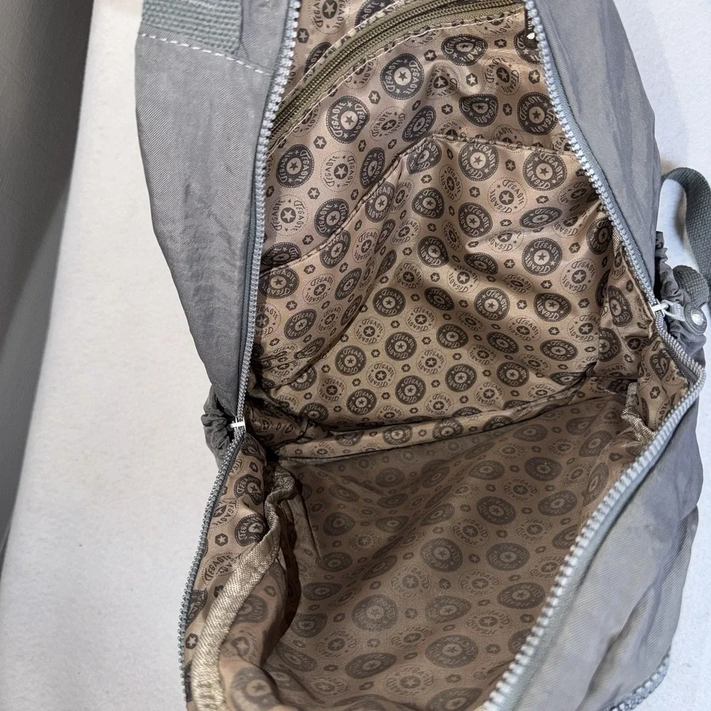 Tegaote Gray Backpack Large Multi Pocket Travel‎ School Bag